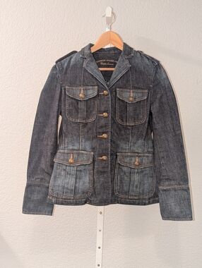 Vintage Lauren Ralph Lauren Denim Utility Jacket - Size M